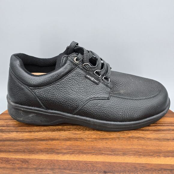 Orthofeet Shoes Mens 11 2E Wide Black Leather Comfort Orthopedic Walking Sneaker main image 6